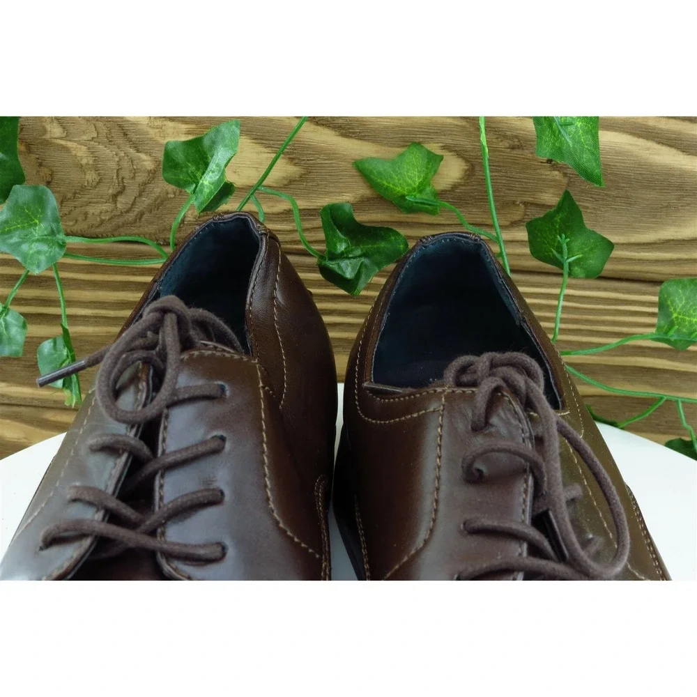 Alfani Shoes Sz 11 M Brown‎ Derby Oxfords Leather Men adam